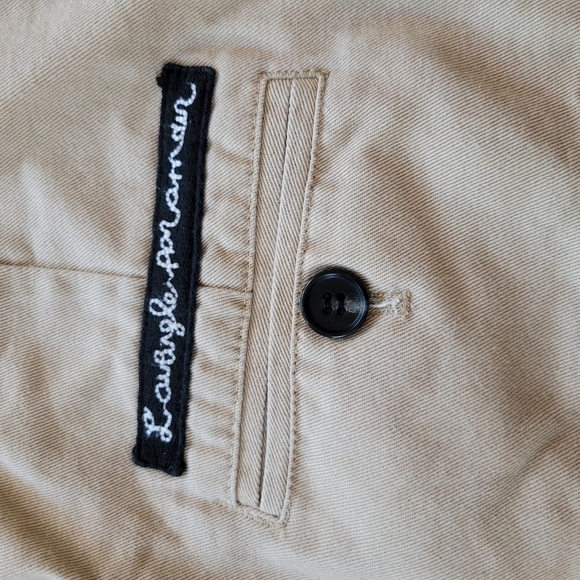 Gorgeous Gucci Tan Canvas Shorts with Bee Applique - Picture 4 of 11